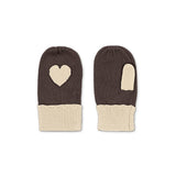 Konges Slojd mittens, chocolate brown