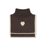 Konges Slojd collette pletena kragna, chocolate brown
