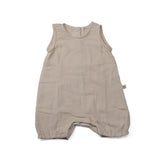 Maison D'ete sleeveless romper, butter cream