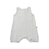 Maison D'ete sleeveless romper, milk white