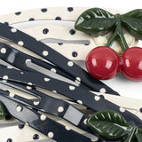 Konges Slojd cherry dot šnalice za kosu multi, 2 kom