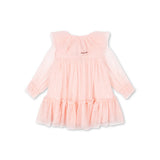 Konges Slojd bow dress, creole pink