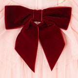 Konges Slojd bow dress, creole pink