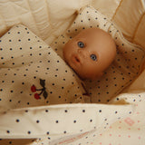 Konges Slojd doll bedding, cielo dot