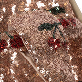 Konges Slojd sparkly doll stroller, cherry sequin