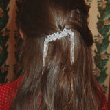 Konges Slojd sparkly star velika šnala, silver mix
