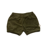 Maison D'ete puff shorts, moss green