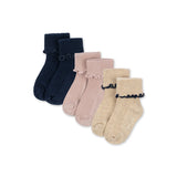 Konges Slojd set čarapa, navy/cream/blush