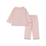 Konges Slojd pio frill pidžama, lolly stripe