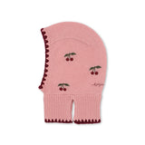 Konges Slojd pletena balaclava kapa, pale blush