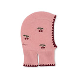 Konges Slojd pletena balaclava kapa, pale blush