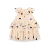Konges Slojd yvonne fairy haljina, coeur dolce sequin