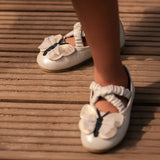 Donsje Mileni Ballerinas | Silver Blue Metallic Leather