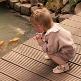 Donsje veertje kardigan, plum