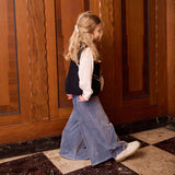 Donsje nolien pants with bows, dark spruce