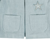 Donsje chellèe denim jakna, stars ice blue