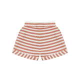 Donsje kaatio šorts, rust white striped