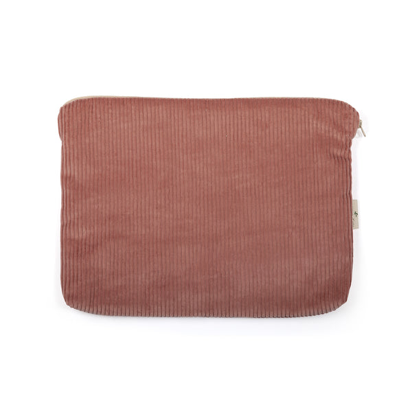 Maison D'ete torba za laptop somot roze