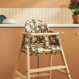 Nobodinoz growing green high chair cushion camellia