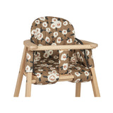 Nobodinoz growing green high chair cushion camellia