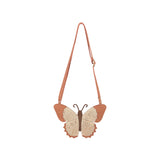 Donsje toto purse papillon cream metallic suede
