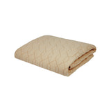 Nobodinoz quilted blanket in washed cotton wabi-sabi sesame