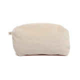 Maison D'ete velvet pouch, beige