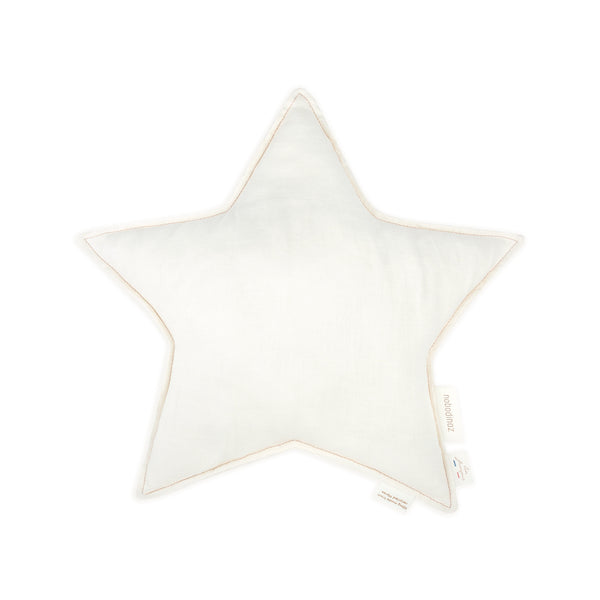 Nobodinoz lin francais jastuk zvezda off white