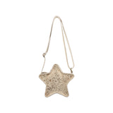Donsje roxlyn torbica star, cream metallic suede