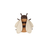 Donsje zaza sky hairclip bee camel leather