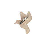 Donsje zaza sky hairclip hummingbird clay metallic leather