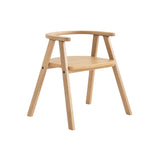 Nobodinoz growing green kid's chair natural