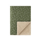 Nobodinoz stories winter kid blanket green jasmine