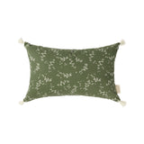 Nobodinoz stories tassels cushion green jasmine