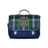 Caramel&cie wolf clan tartan satchel
