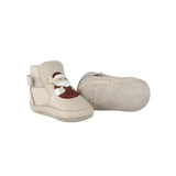 Donsje aggas santa boots, ivory classic leather