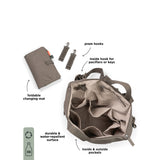 Done by deer ranac za presvlačenje, taupe