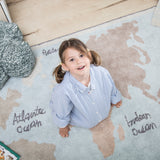 Lorena Canals tepih vintage map