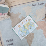 Lorena Canals tepih vintage map