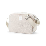 Elodie Details changing bag crossbody, white boucle