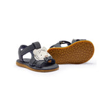 Donsje Mhalo Sandals | Festive White Tiger | Petrol Leather