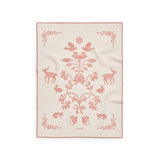 Elodie jacquard blanket mulberry pink 