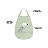 Done By Deer pull-over bib elphee, green