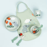 Done By Deer pull-over bib elphee, green