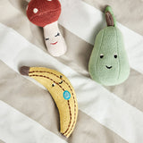 Oyoy pear rattle, dusty green