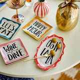 Bloomingville soline set od 4 keramička tanjirića, multi