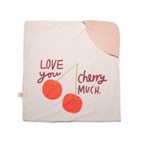 Maison D'ete peškir sa kapuljačom love you cherry much, rose