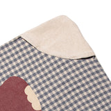 Maison D'ete peškir sa kapuljačom applesolutely adorable, blue