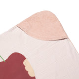 Maison D'ete peškir sa kapuljačom applesolutely adorable, rose