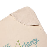 Maison D'ete peškir sa kapuljačom love you cherry much, sand